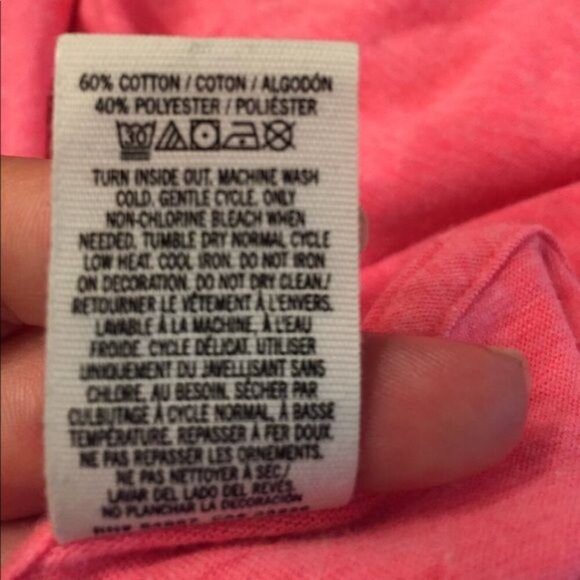 PINK Victoria's Secret I Woke Up Like This Neon Pink y2k T-shirt - Picture 4 of 7